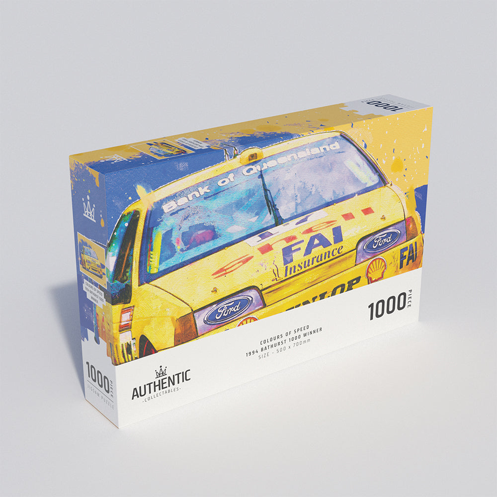 Colours Of Speed: 1994 Bathurst 1000 Winner 1000 Piece Jigsaw Puzzle