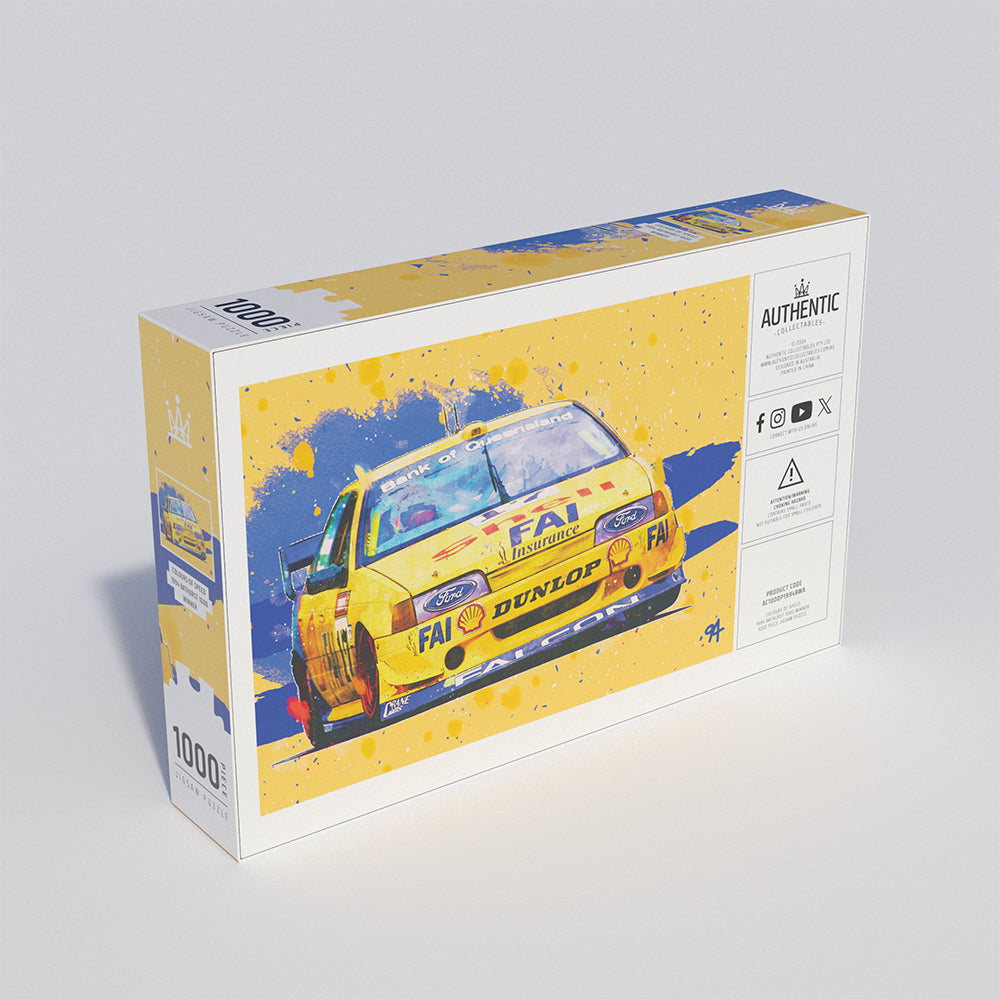 Colours Of Speed: 1994 Bathurst 1000 Winner 1000 Piece Jigsaw Puzzle