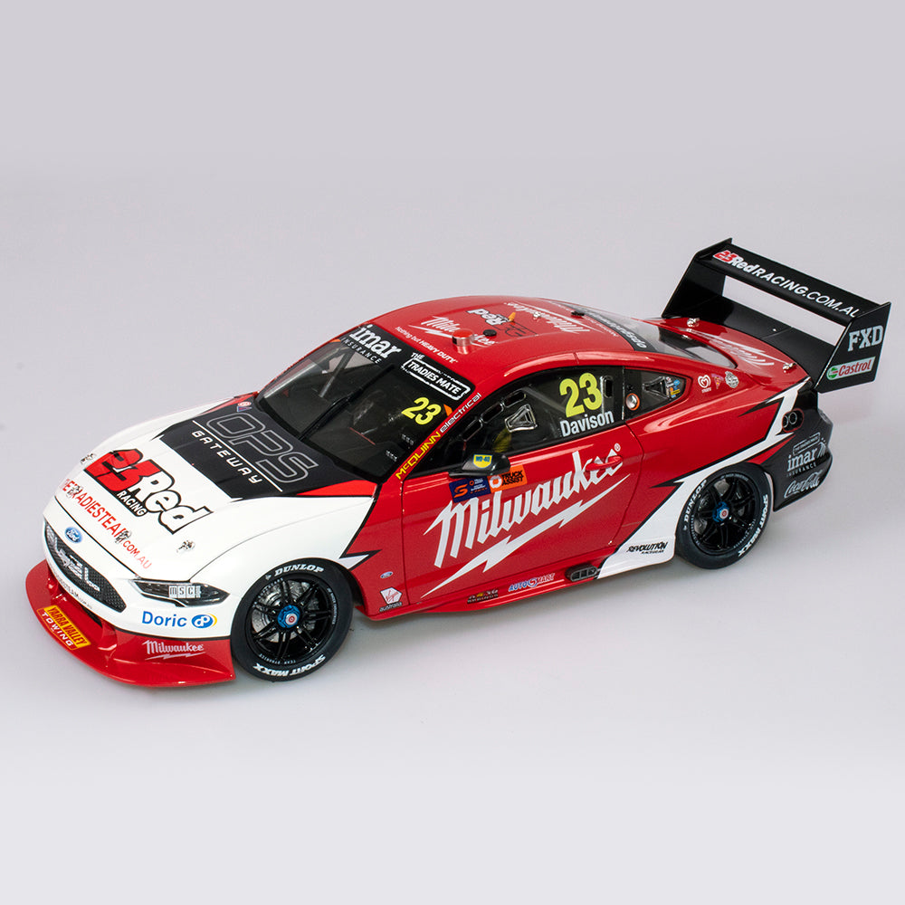 1:18 Milwaukee Racing #23 Ford Mustang GT Supercar - 2019 Championship Season