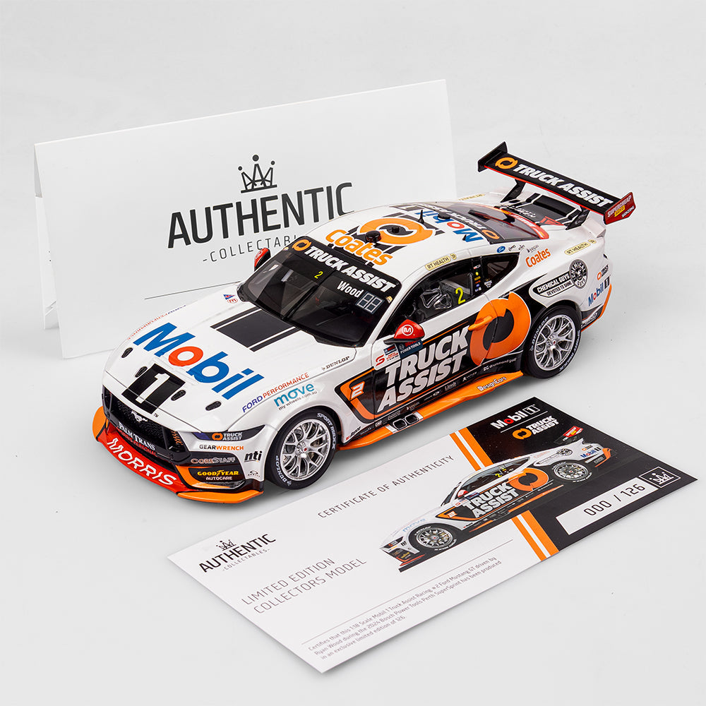 1:18 Mobil 1 Truck Assist Racing #2 Ford Mustang GT - 2024 Perth SuperSprint