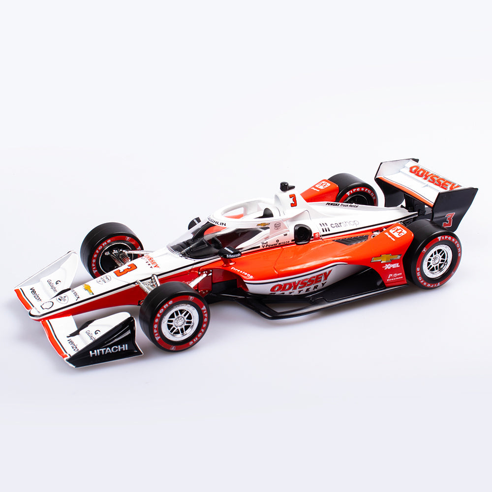 1:18 Team Penske #3 Odyssey Battery Dallara Chevrolet IndyCar - 2022 Honda Indy 200 At Mid-Ohio Winner - Driver: Scott McLaughlin (Signature Edition)