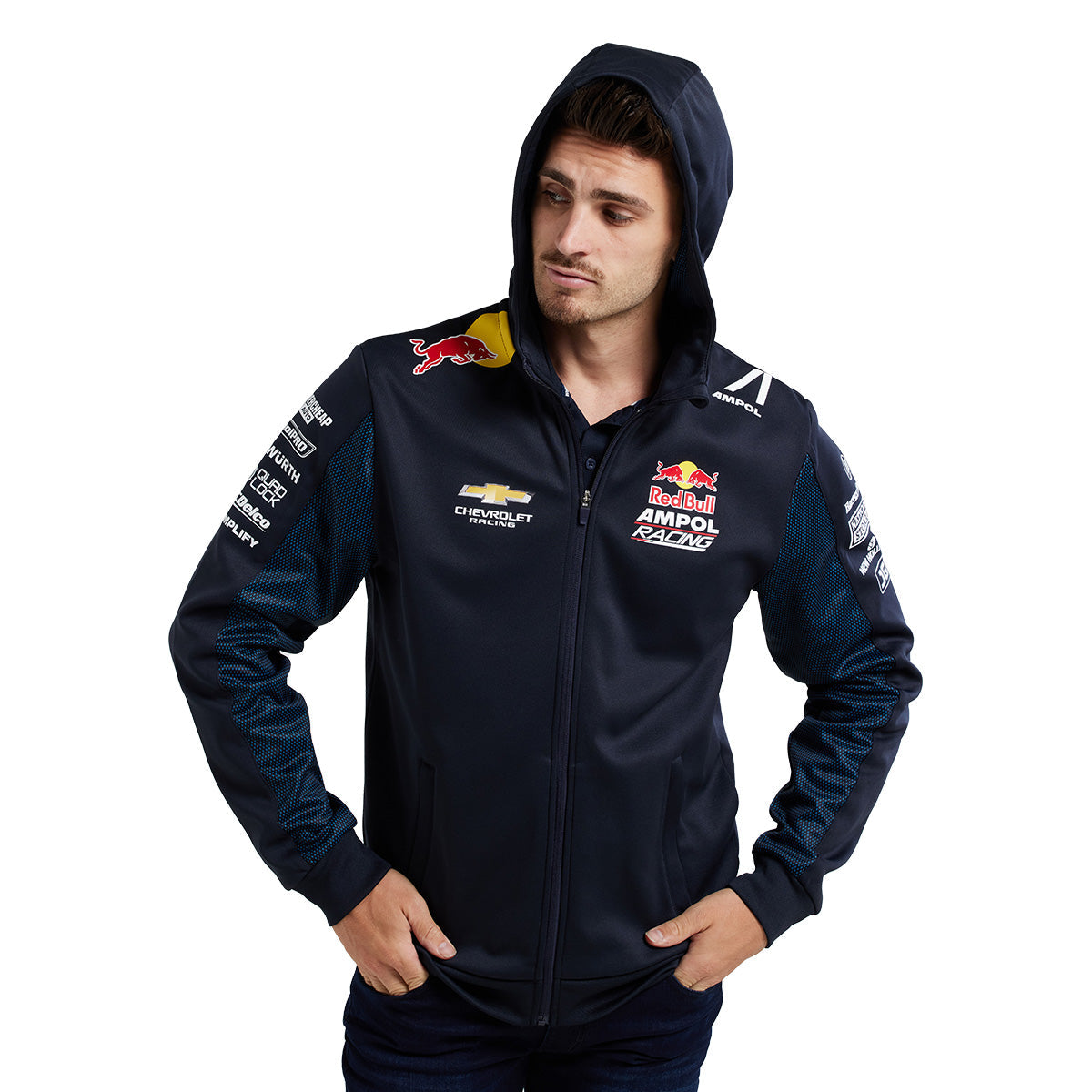 Red Bull Ampol Racing Team Men's Zip Hoodie