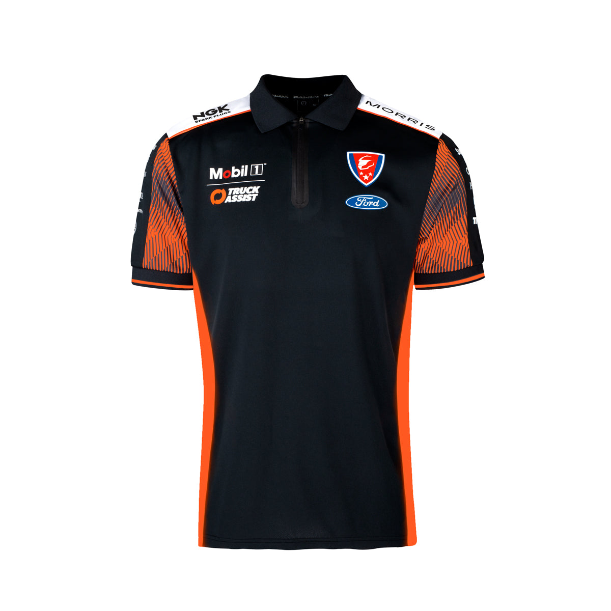 Wood Zip Polo Men's